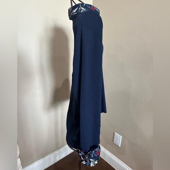 ALFRED DUNNER Vintage Long Sleeve Navy Lightweight Button Down Sweater with, EUC - Picture 4 of 7